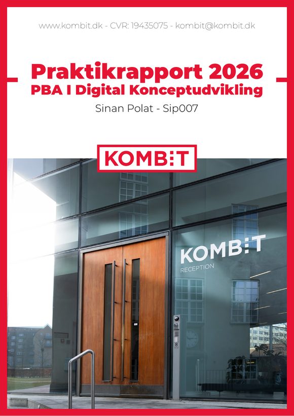 Forside til Praktikrapport 2026