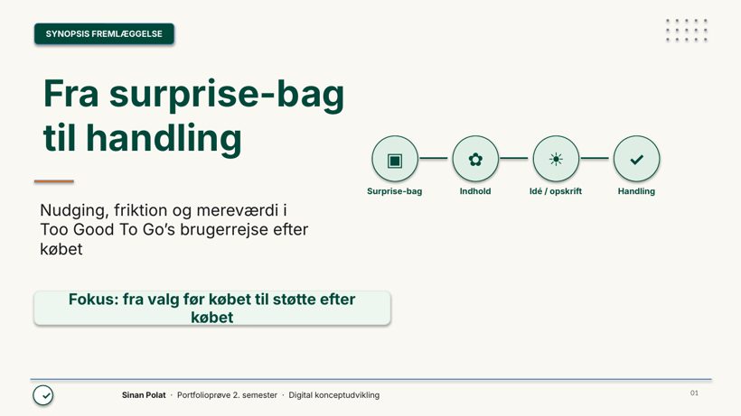 Forsideslide: Fra surprise-bag til handling